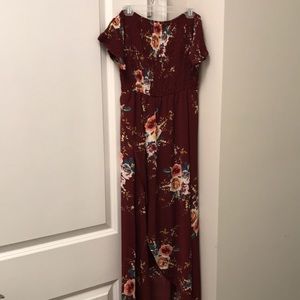 Floral Off the Shoulder Dress